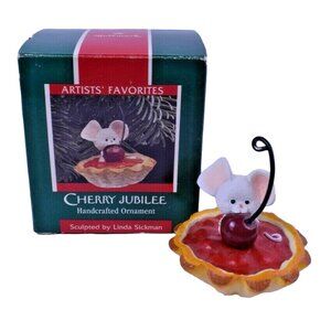 Hallmark Cherry Jubilee by Linda Sickman Vintage 1989 Christmas Ornament